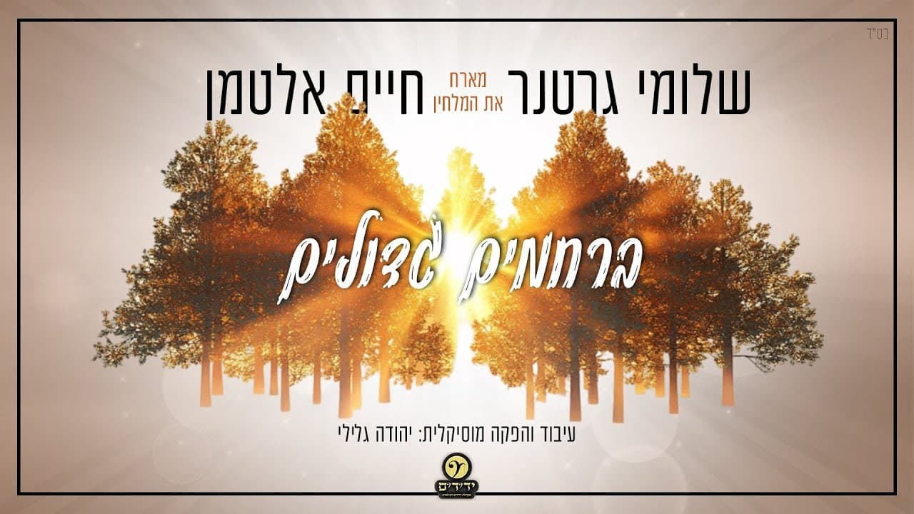 Shloime Gertner Ft. Chaim Altman - Berachamim Gedoilim