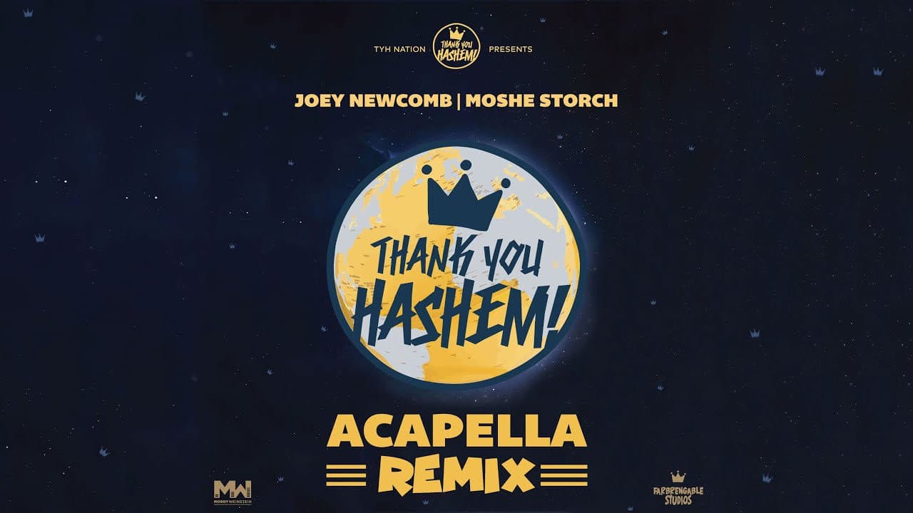 Joey Newcomb ft. Moshe Storch - Thank You Hashem (Vocal)