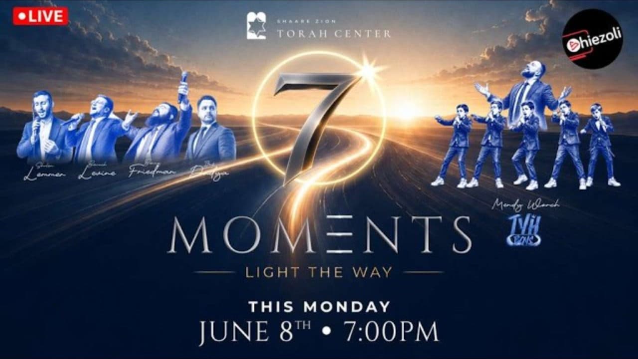 Shulem Lemmer, Baruch Levine, Benny Friedman, Itzik Dadya, Mendy Worch & TYH Boys - Moments 7 (Live Replay)