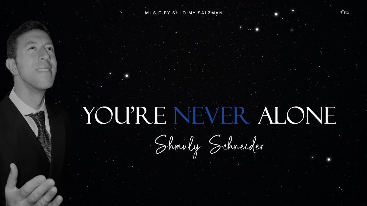 Shmuly Schneider - You’re Never Alone (Cover)