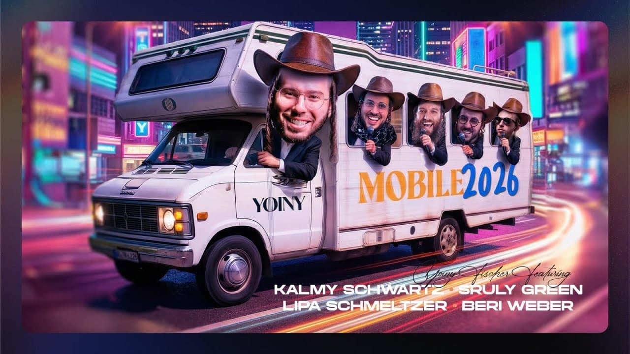 Yoiny Fischer Ft. Kalmey Schwartz, Sruly Green, Lipa Schmeltzer & Beri Weber - Mobile 2026 (Live)